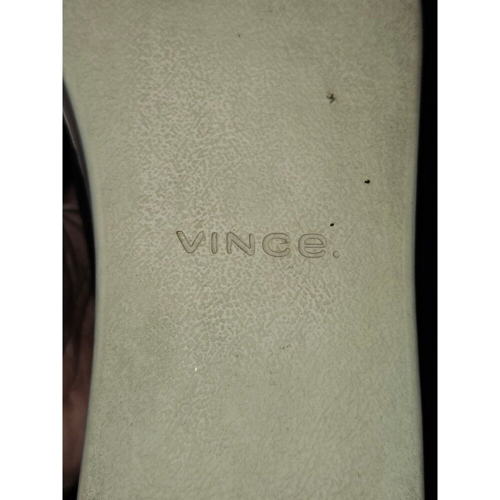 Vince Black Leather Saxon 2 Slip On Platform Sneakers Women 8 MEDIUM - Picture 13 of 13